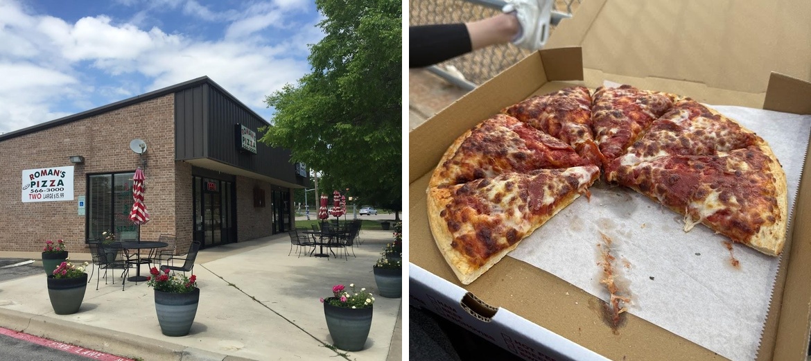 Roman's Pizza Menu
